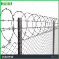 factory price barbed wire chain link fence